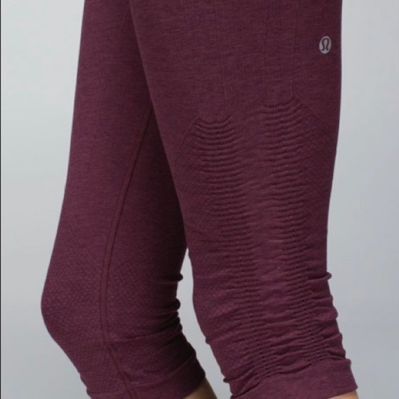 Lululemon In The Flow Crop II Sz 10 - Picture 7 of 7